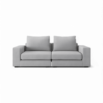 Divano Braxton 2 pezzi grigio