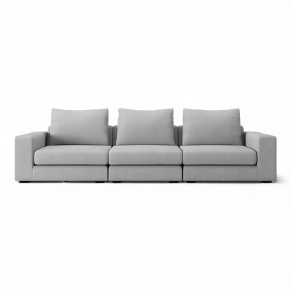 Divano Braxton 3 pezzi grigio