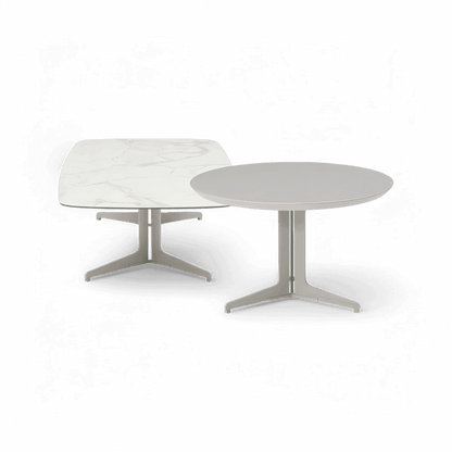 Set da tavolino Orsino bianco e tortora