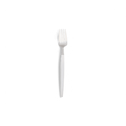 Set di posate Paradiso bianco e argento