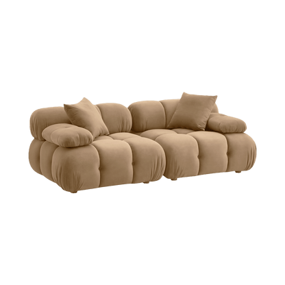 Divano componibile Solace Camel Velvet