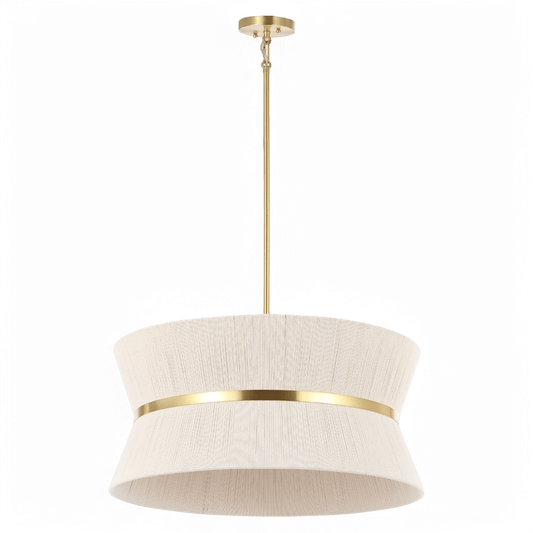 Lampadario Soleil in ottone